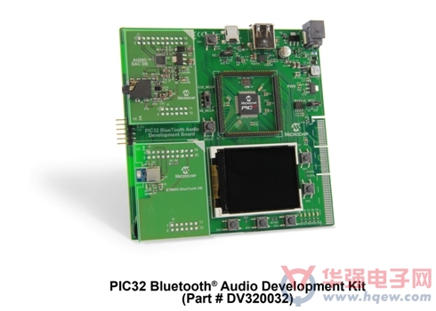 Microchip推出PIC32 Bluetooth?音频开发工具包
