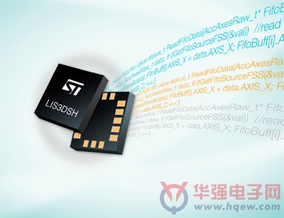 ST率先推出提供智能感应功能的MEMS加速度计