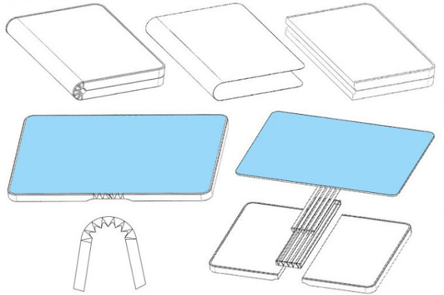 华为可折叠屏幕智能手机专利：打开就是平板