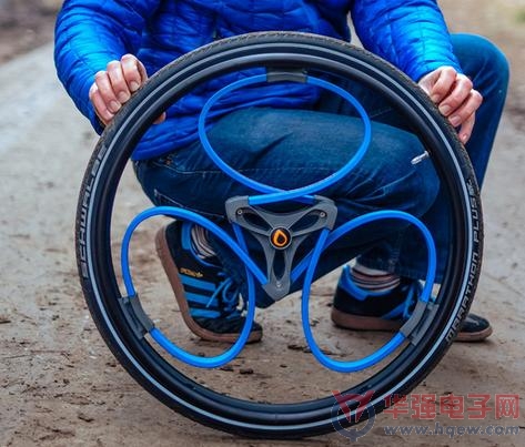 想不想试试没有钢条的减震车轮？
