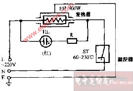 银利牌YF-9902喷汽喷雾电熨斗电路图