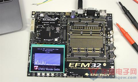 芯科展示了FM32 Wonder Gecko微控器开发套件
