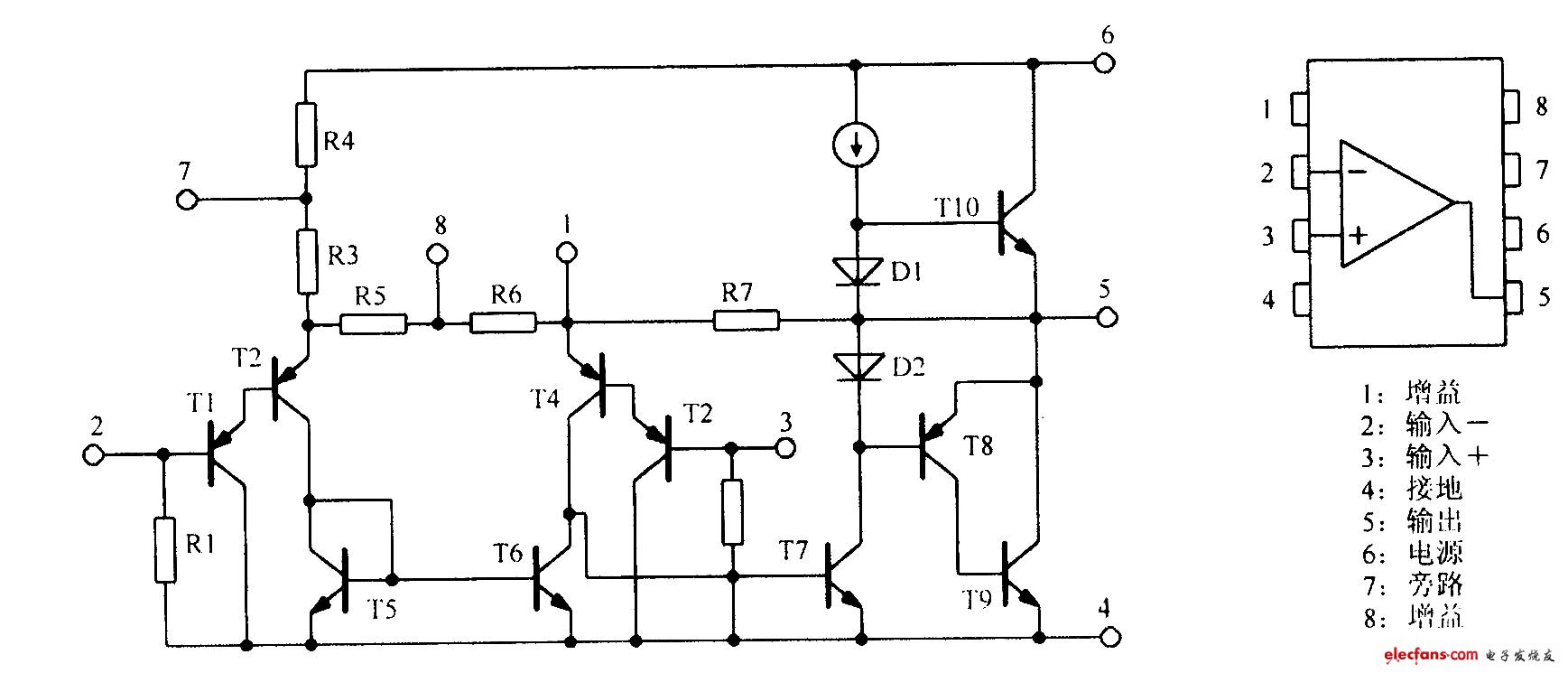 LM386等效电路