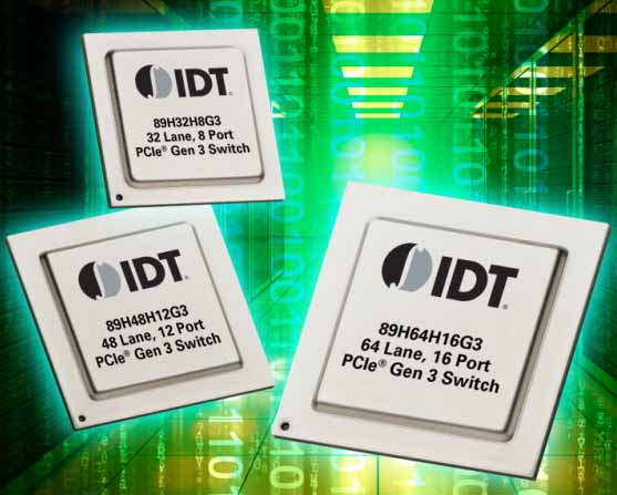 IDT发布Gen 3 PCI Express 交换芯片系列
