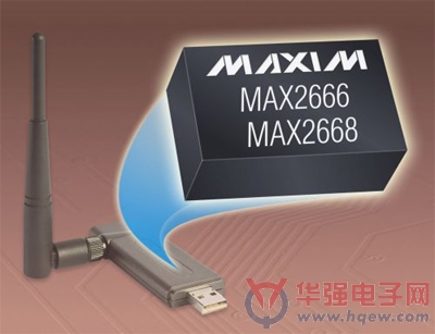 Maxim推出应用于高数据速率无线协议的LNA