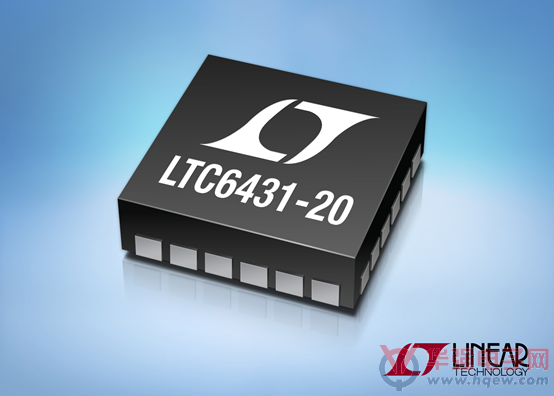 凌力尔特公司推出 20MHz 至 2GHz、单端输入及输出、固定增益放大器LTC6431-20