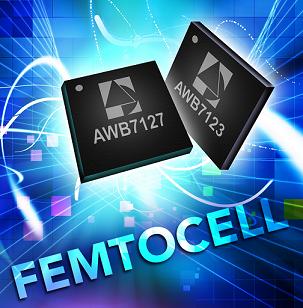 ANADIGICS针对毫微微蜂窝市场发布高线性度功放AWB7123/AWB7127