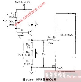 DT860型NPN管测量电路图