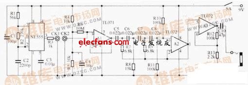 电缆断点寻迹电路图