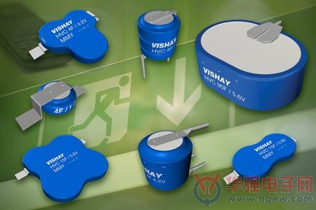 Vishay新系列混合ENergY储能超薄电容器具有超高的能量密度