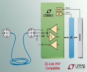凌力尔特可兼容IO-Link PHY 的工业收发器LT3669