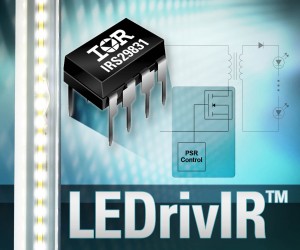 IR推出高度集成的IRS29831 LEDrivIR控制IC