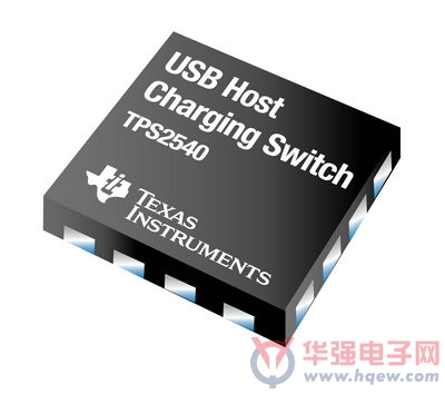 德州仪器推出业界首款集成型 USB 充电端口的电源开关