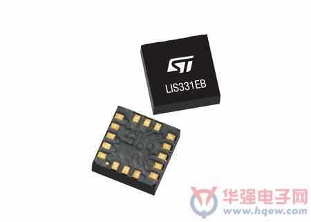 ST推出内置微控制器的超薄3轴加速度计