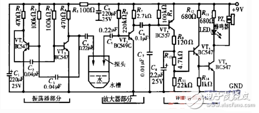 简易水位报警器制作