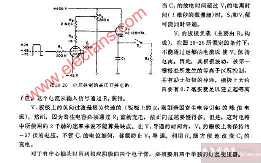 电压监控的高压开关电路图