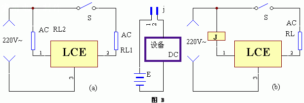 负载控制模块典型应用电路原理图