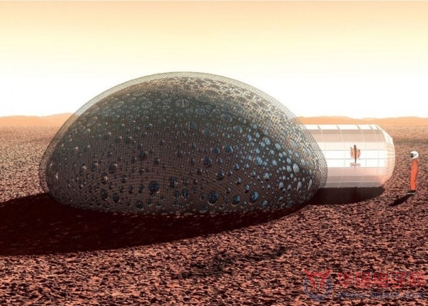 3D打印的火星概念住所，麻雀虽小五脏俱全
