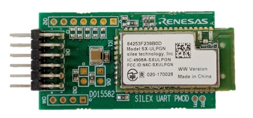 瑞萨电子RTK00WFMX0B0x Wi-Fi Pmod 扩展板的介绍、特性、技术指标及引脚图