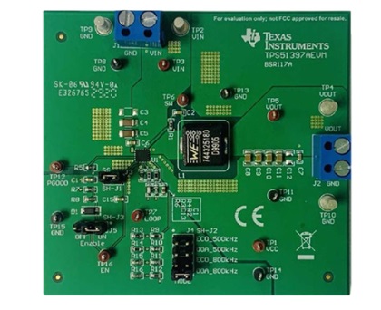 德州仪器TPS51397AEVM转换器评估模块EVM的介绍、特性、及电路板结构