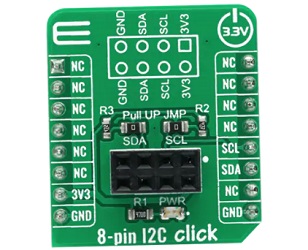用作I2C适配器的Mikroe 8-Pin I2C Click的介绍、特性、应用及结构图