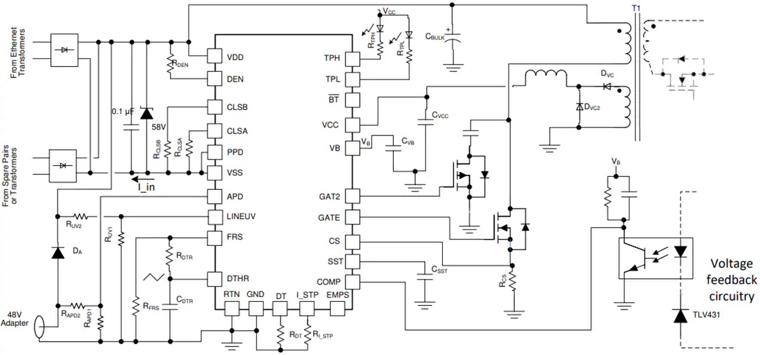 德州仪器TPS23730 IEEE 802.3bt PoE 2 PD IC的介绍、特性、应用及原理