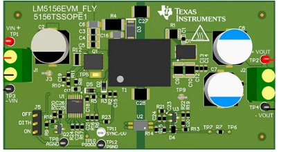 德州仪器LM5156HEVM-FLY控制器评估模块的介绍、特性、配套设备及测试设置