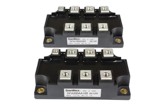 SanRex DFA系列800V和1600V二极管电源模块的介绍、特性、应用及技术指标