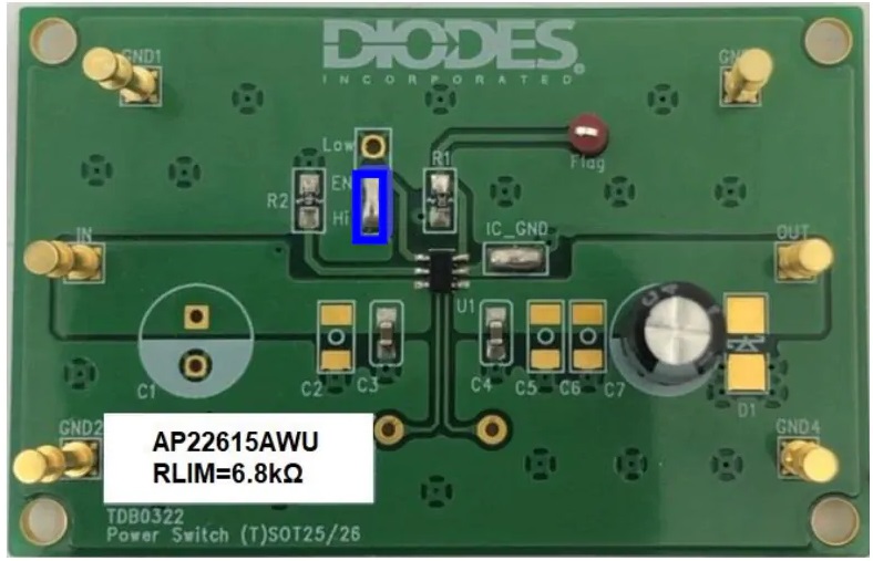 AP22615AWU-EVM评估模块_特性__电路原理图及功能结构图