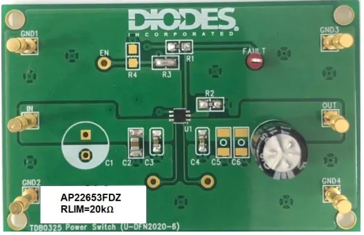 AP22653FDZ-EVM评估模块介绍_特性__电路原理图及功能结构图