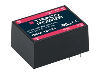 TRACO Power 5W到50W功率范围TMPW封装的AC / DC电源介绍及技术指标