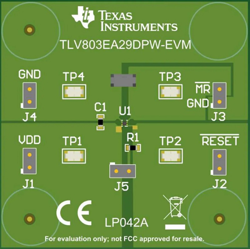 德州仪器TLV803EA29DPW-EVM复位IC评估模块介绍_特性及结构图
