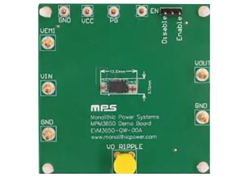 MPS芯源系统高频同步整流降压型电源模块EVM3650-QW-00A特性_技术指标_电路原理图及应用