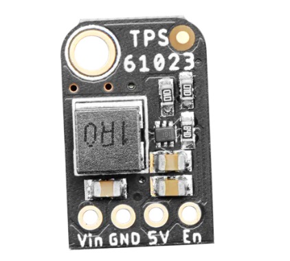 Adafruit TPS61023 5V迷你升压器，可提供5V输出电源和高达1A的电流